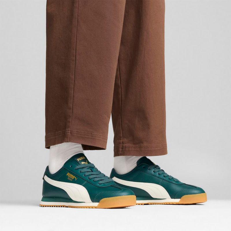 Zapatillas-Urbanas-Hombre-Puma-Roma-68-Revival--Verde