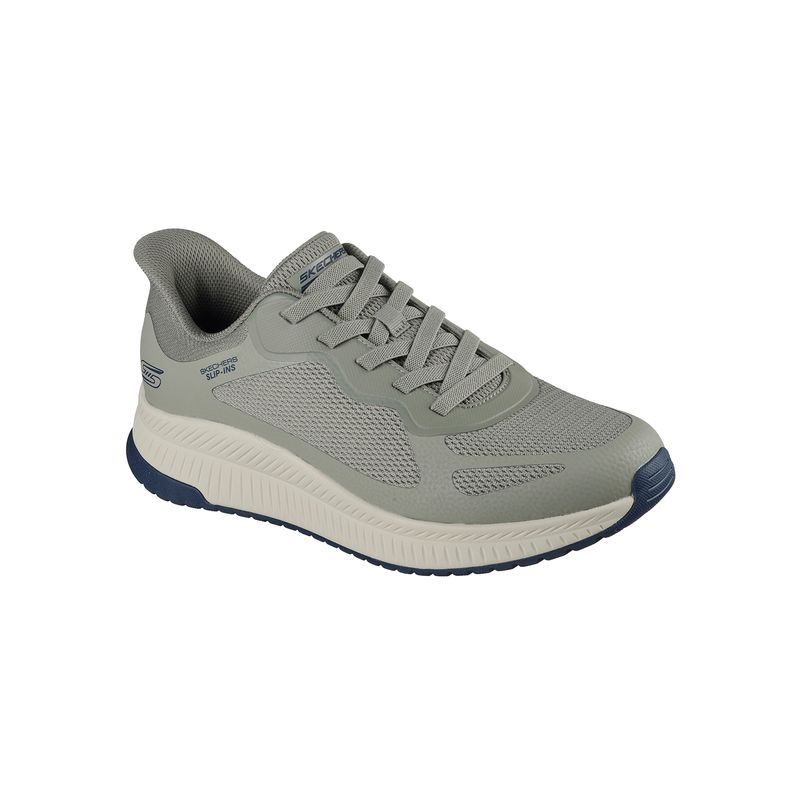 Zapatillas-Urbanas-Hombre-Skechers-Bobs-Squad-4--Verde