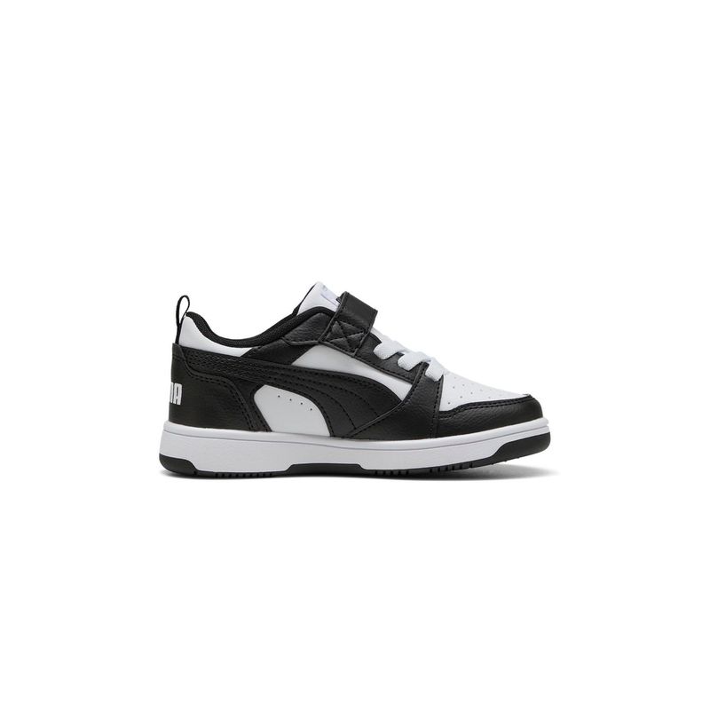 Zapatillas-Urbanas-Unisex-Puma-Rebound-V6-Lo-Ac--Ps-Pre-Escolar-Negro