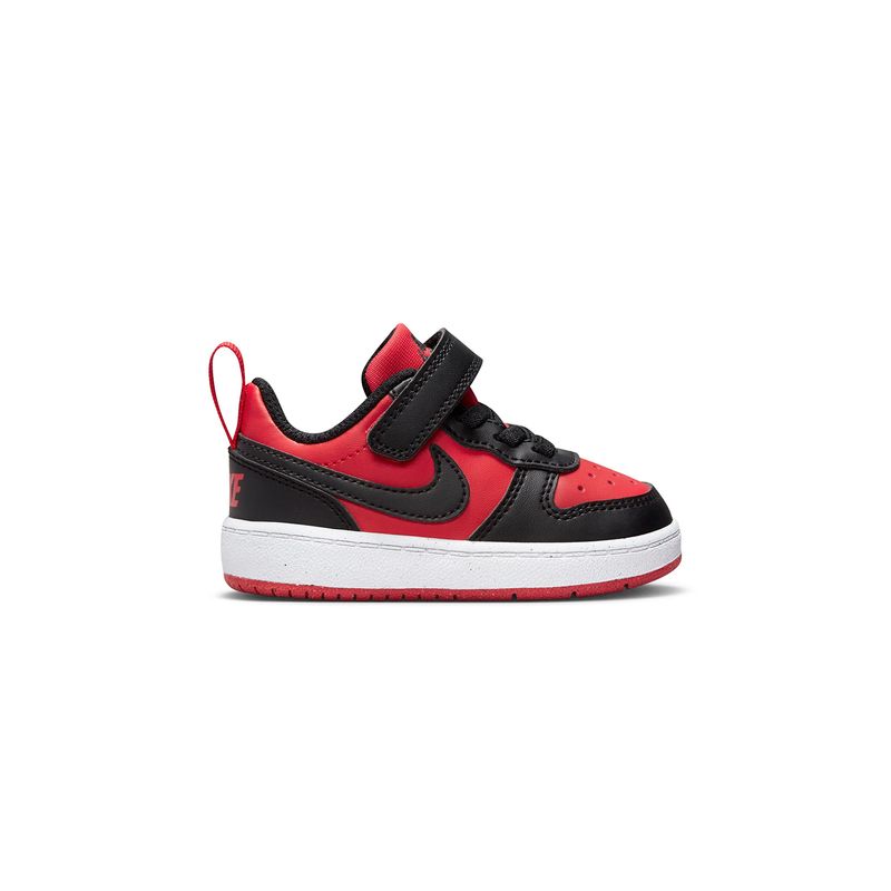 Zapatillas Urbanas Unisex Nike Court Borough Pre Escolar Rojo