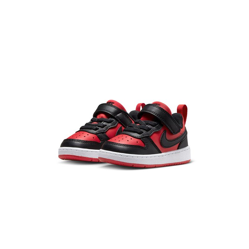 Zapatillas Urbanas Unisex Nike Court Borough Pre Escolar Rojo