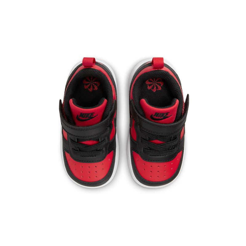 Zapatillas Urbanas Unisex Nike Court Borough Pre Escolar Rojo