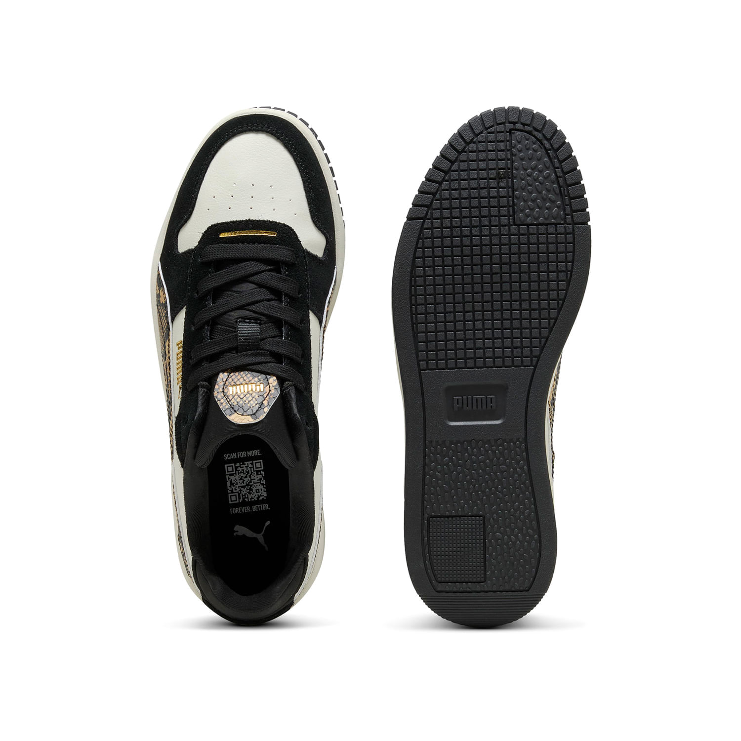 Zapatillas Urbanas Carina Street Snake Chic Negro Puma Mujer