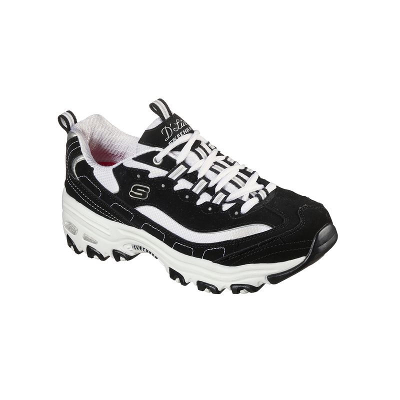 Zapatillas-Urbanas-Mujer-Skechers-D-lites-Calzado-Mujer--Negro