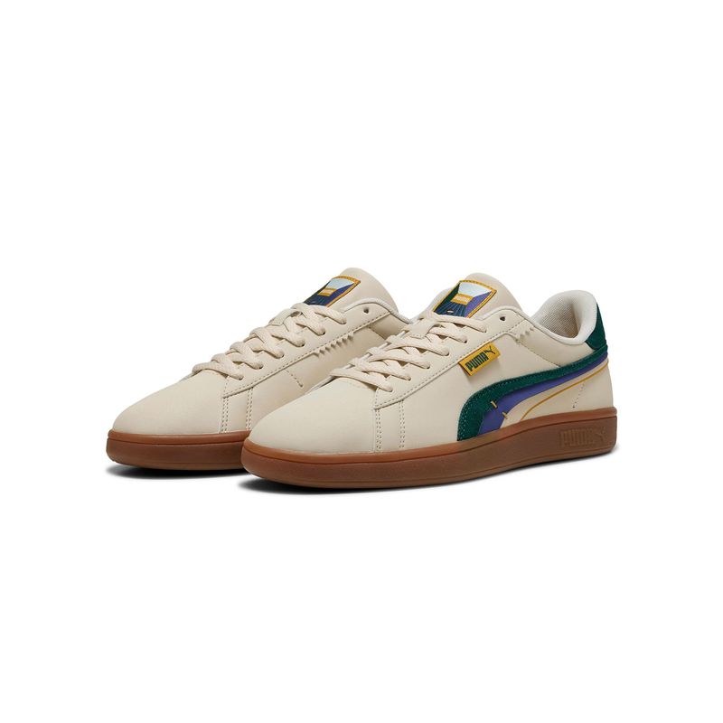 Zapatillas Urbanas Hombre Puma Smash 3.0 Greenside Crema