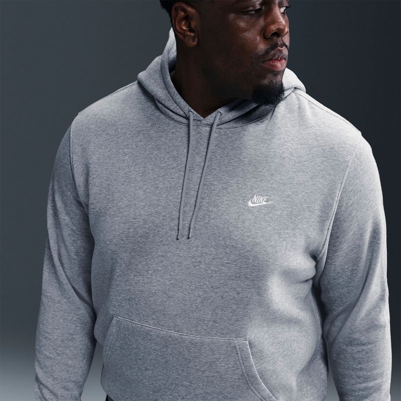 Ropa-Urbano-Hombre-Nike-M-Nk-Club-Bb-Po-Hoodie--Gris