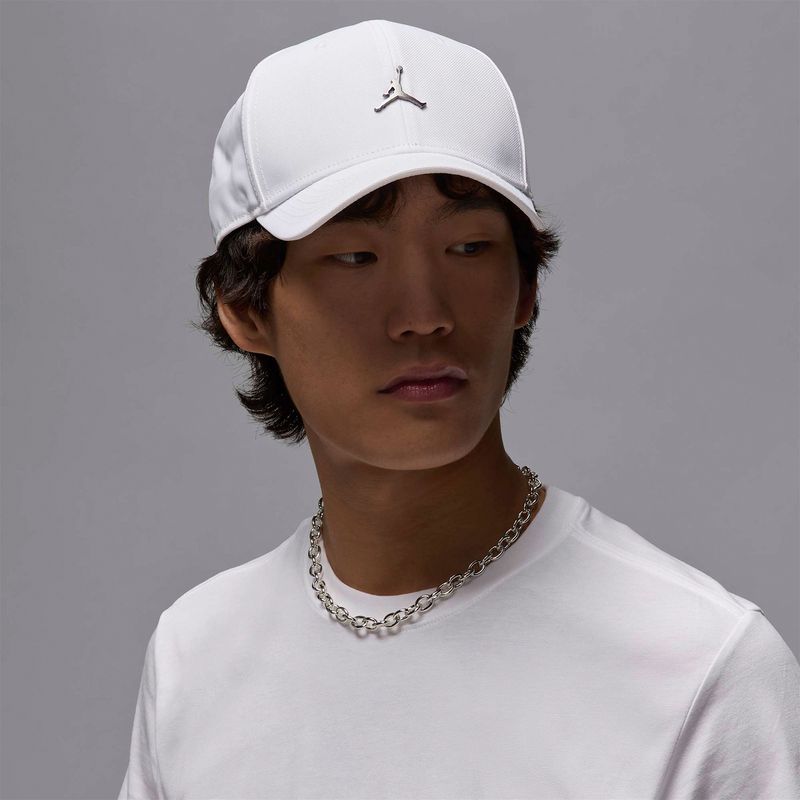 Accesorios-Urbano-Unisex-Nike-U-J-Rise-Cap-S-Cb-Mtl-Jm--Blanco