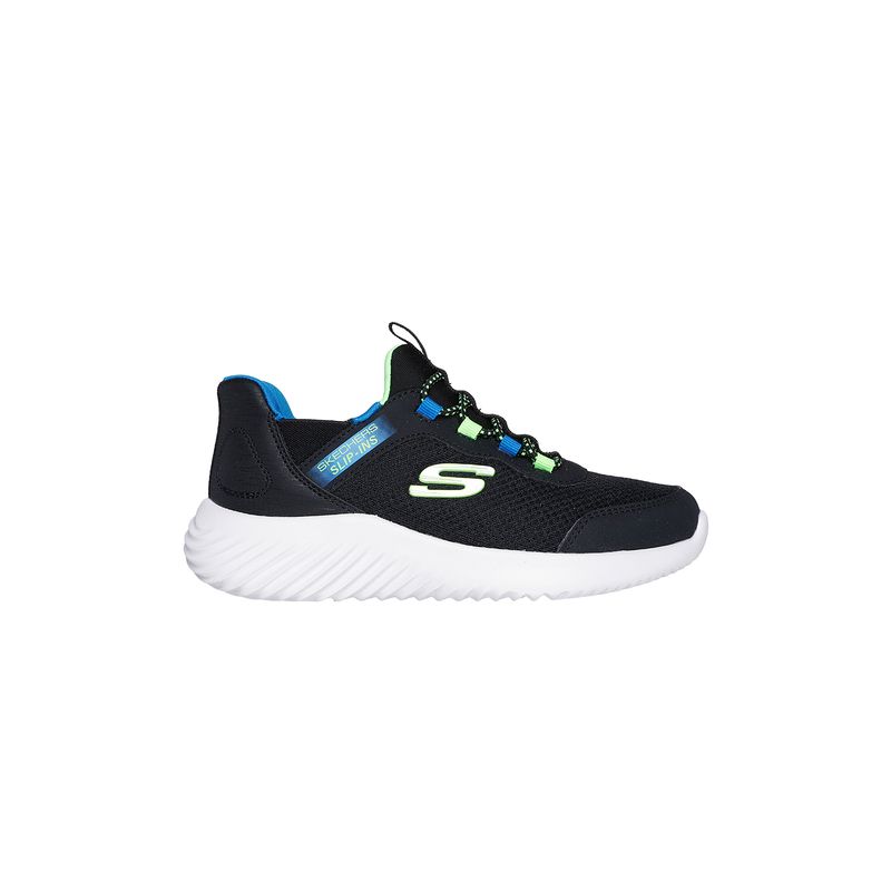 Zapatillas-Urbanas-Hombre-Skechers-Bounder-Pre-Escolar-Negro