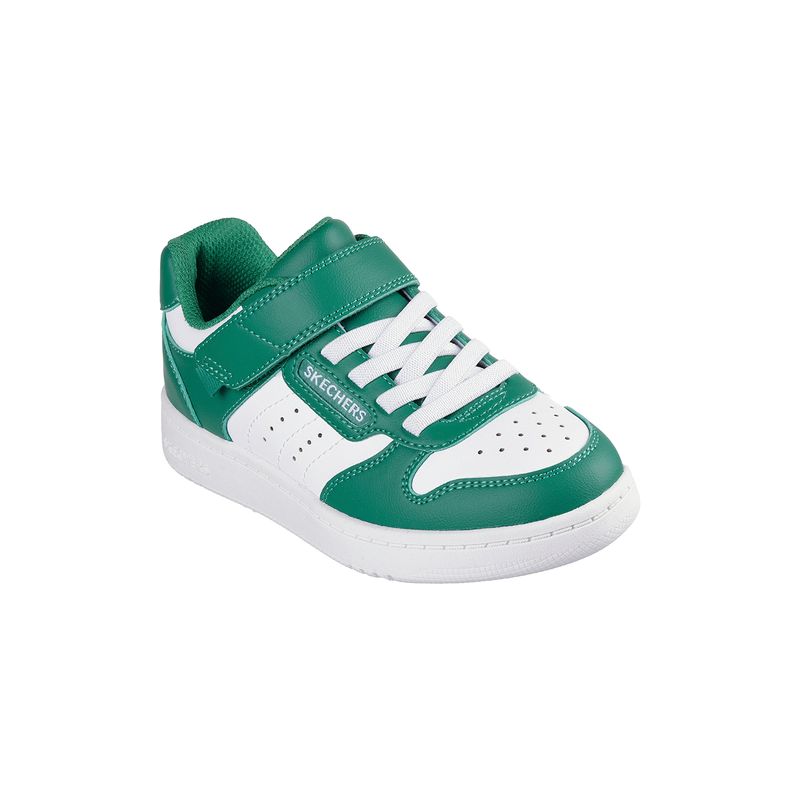 Zapatillas-Urbanas-Hombre-Skechers-Quick-Street-Pre-Escolar-Verde