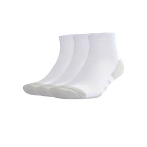 Medias Training Unisex Adidas Ess Cc Qrt 3p Blanco