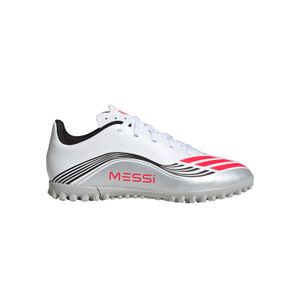 Chimpunes Unisex adidas F50 Messi Club Tf J Pre Escolar Blanco