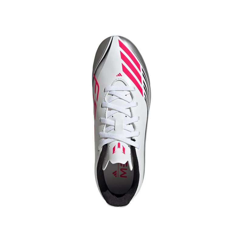 Zapatillas-Football-Unisex-Adidas-F50-Messi-Club-Fg-mg-J-Junior-Blanco