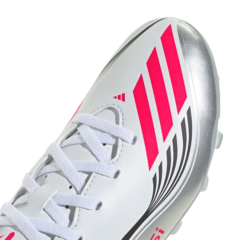 Zapatillas-Football-Unisex-Adidas-F50-Messi-Club-Fg-mg-J-Junior-Blanco