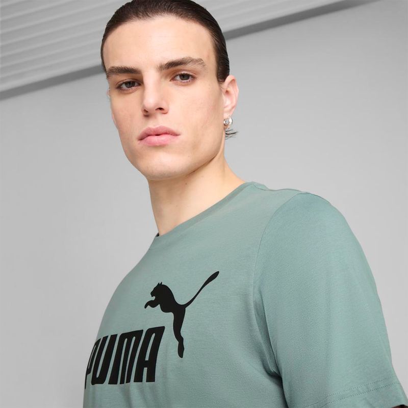 Ropa-Urbano-Hombre-Puma-Ess-No.-1-Logo-Tee--s---Verde