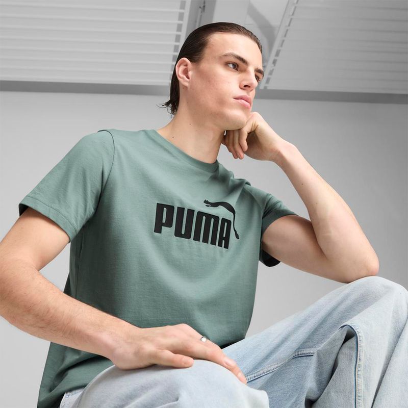 Ropa-Urbano-Hombre-Puma-Ess-No.-1-Logo-Tee--s---Verde