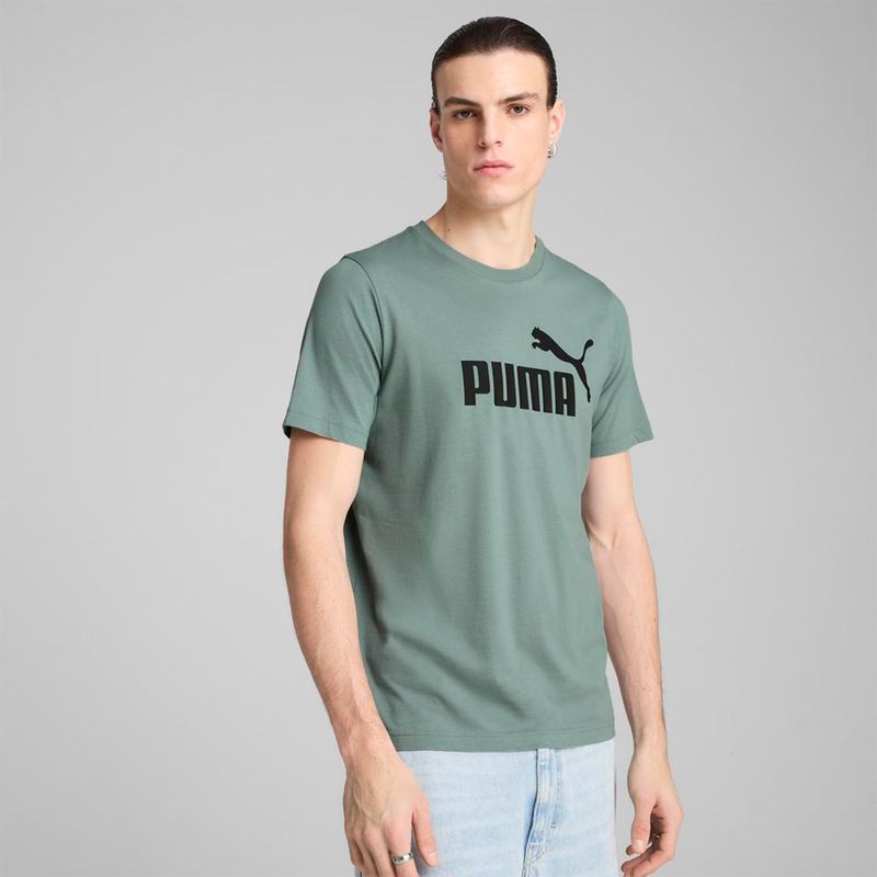 Ropa-Urbano-Hombre-Puma-Ess-No.-1-Logo-Tee--s---Verde
