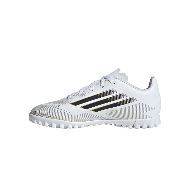 Zapatillas-Football-Unisex-Adidas-F50-Club-Tf-J-Pre-Escolar-Blanco