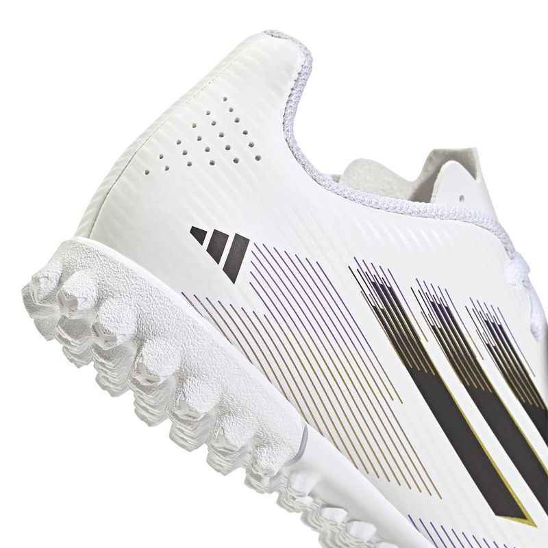 Zapatillas-Football-Unisex-Adidas-F50-Club-Tf-J-Pre-Escolar-Blanco