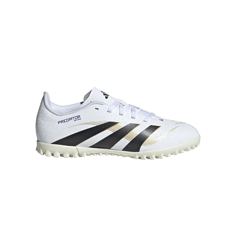 Zapatillas-Football-Unisex-Adidas-Predator-Club-Tf-J-Junior-Blanco