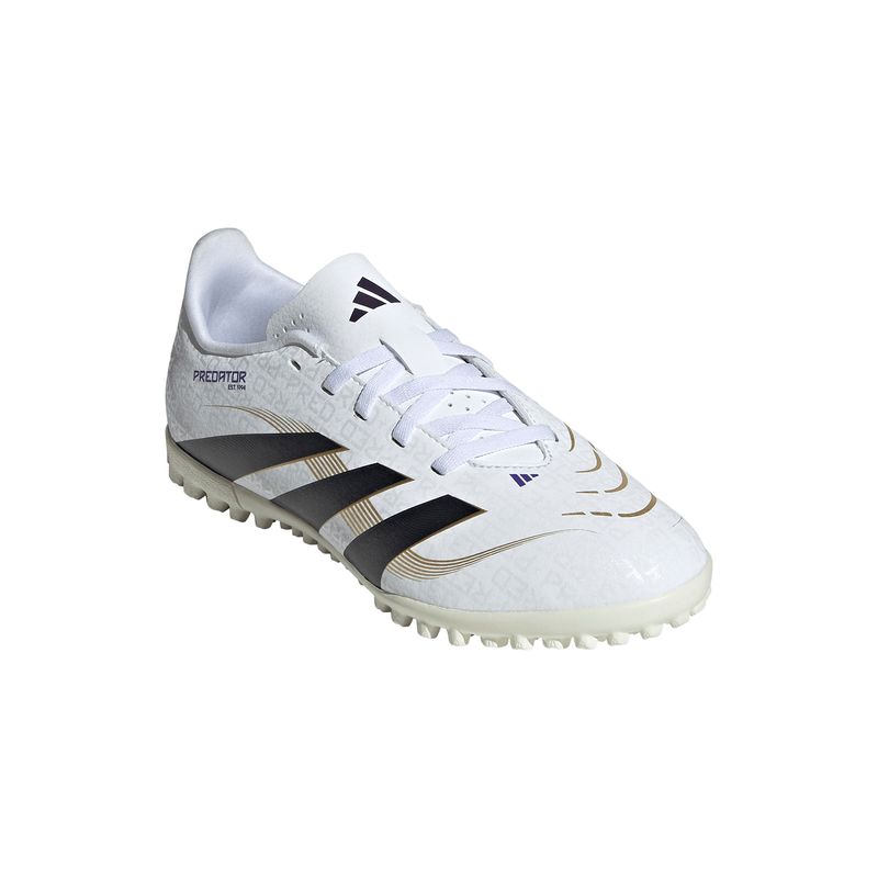 Zapatillas-Football-Unisex-Adidas-Predator-Club-Tf-J-Junior-Blanco