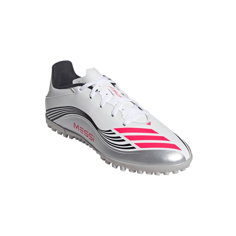 Zapatillas-Football-Hombre-Adidas-F50-Messi-Club-Tf--Blanco