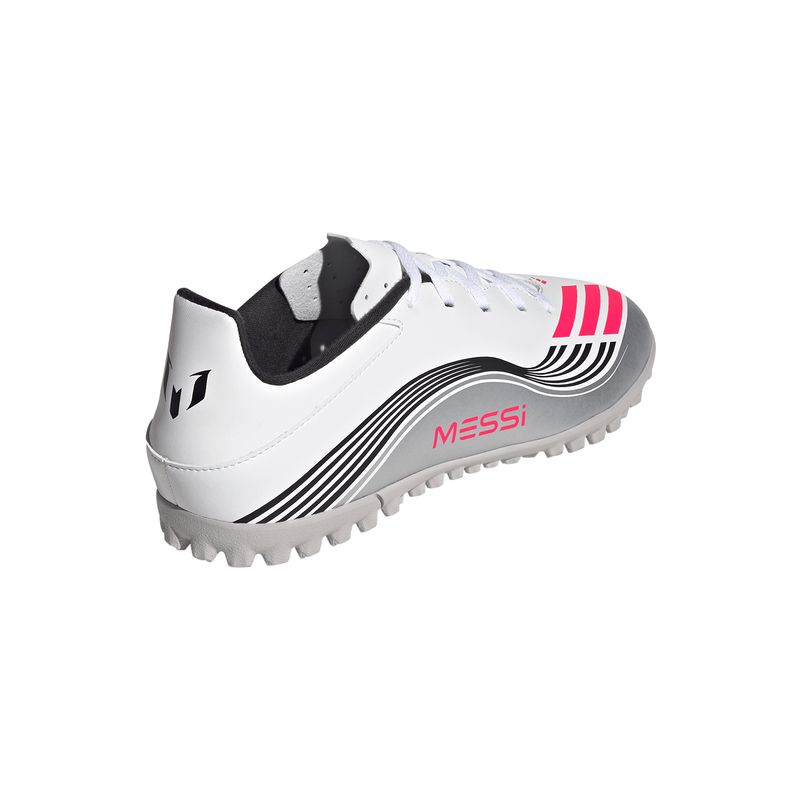 Zapatillas-Football-Hombre-Adidas-F50-Messi-Club-Tf--Blanco