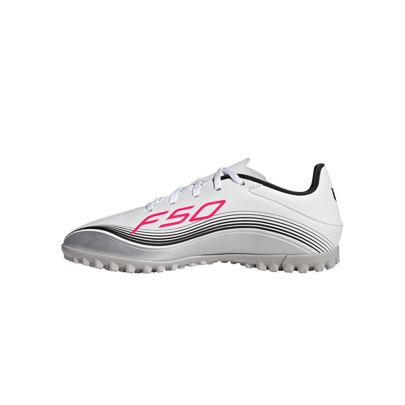 Zapatillas-Football-Hombre-Adidas-F50-Messi-Club-Tf--Blanco