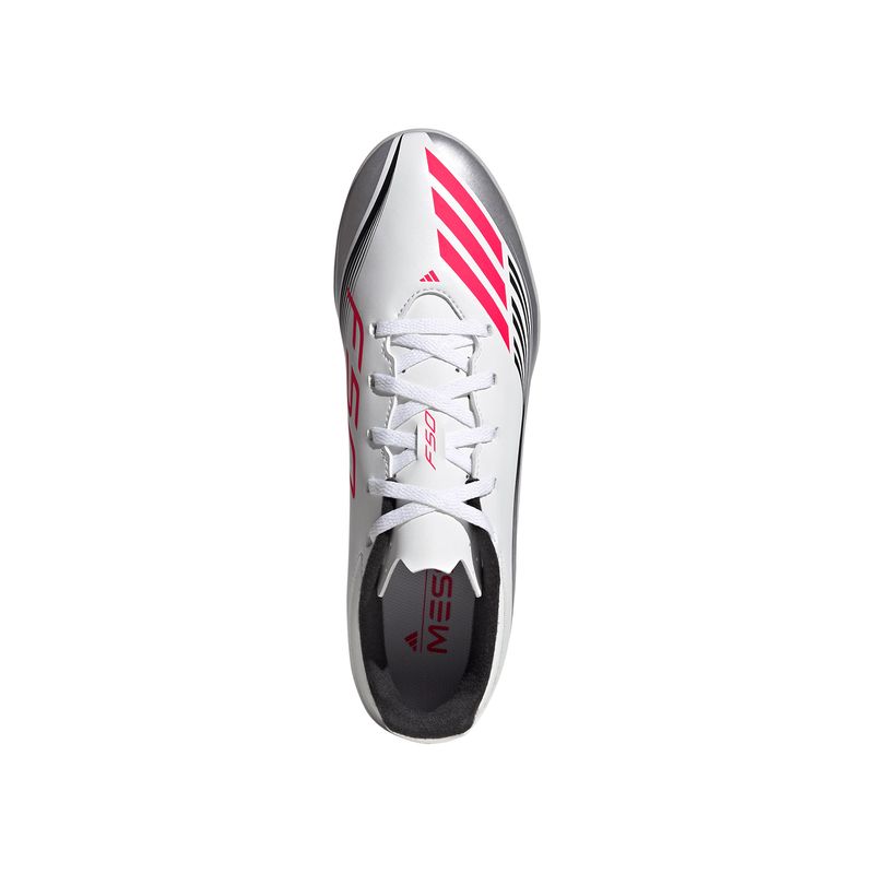Zapatillas-Football-Hombre-Adidas-F50-Messi-Club-Tf--Blanco