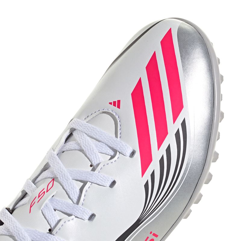 Zapatillas-Football-Hombre-Adidas-F50-Messi-Club-Tf--Blanco