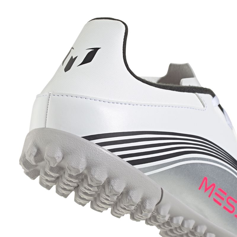 Zapatillas-Football-Hombre-Adidas-F50-Messi-Club-Tf--Blanco