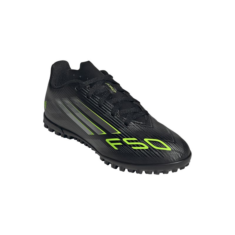 Zapatillas-Football-Unisex-Adidas-F50-Club-Tf-J-Junior-Negro