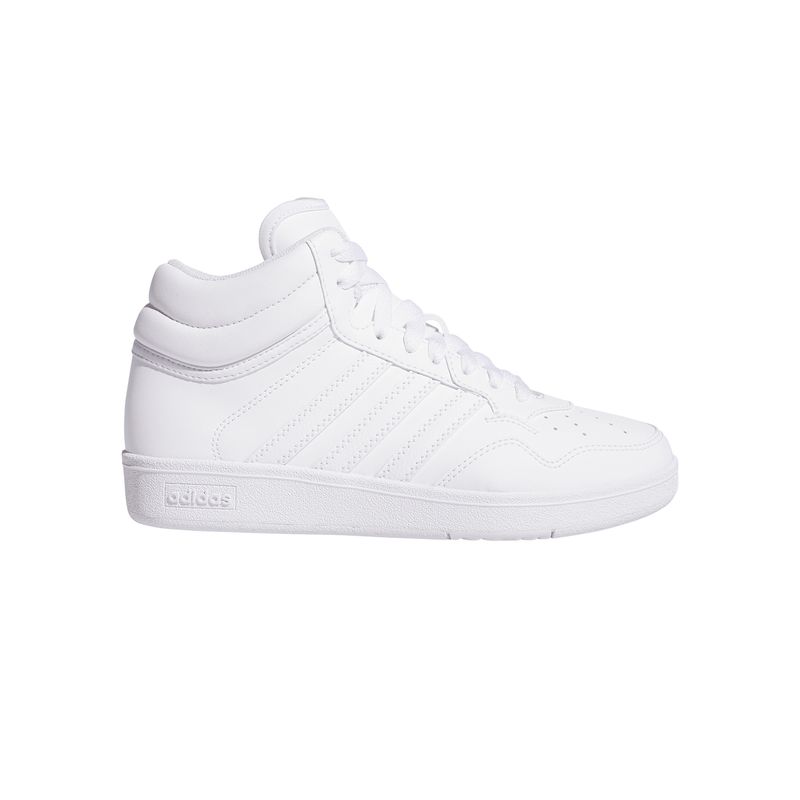 Zapatillas-Basketball-Unisex-Adidas-Hoops-4.0-Mid-J-Junior-Blanco