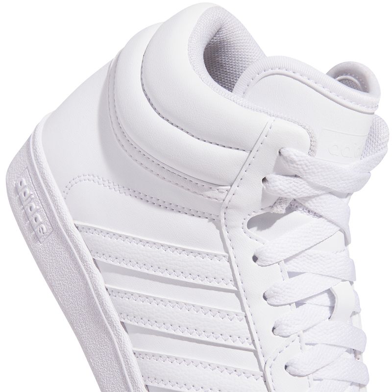 Zapatillas-Basketball-Unisex-Adidas-Hoops-4.0-Mid-J-Junior-Blanco