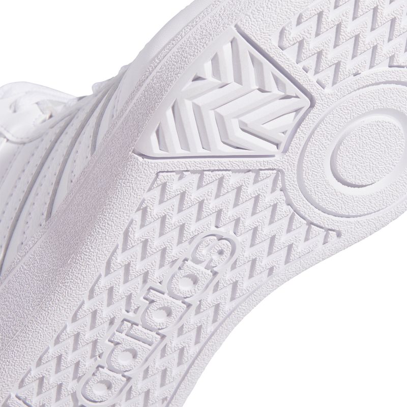 Zapatillas-Basketball-Unisex-Adidas-Hoops-4.0-Mid-J-Junior-Blanco
