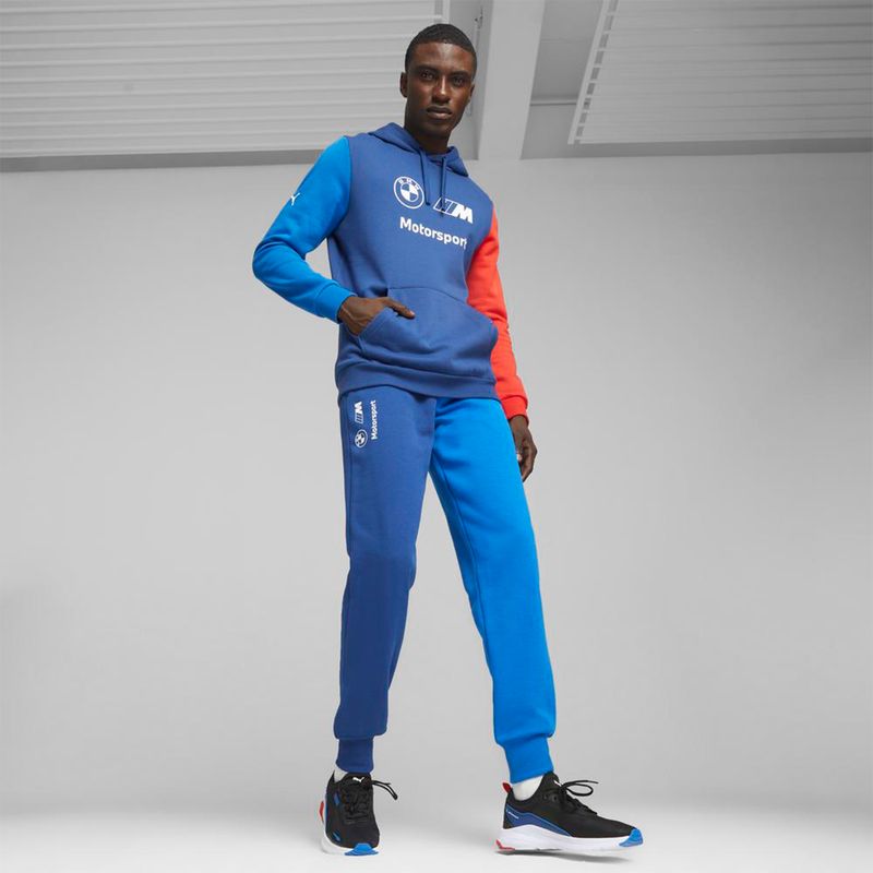 Ropa-Motosport-Hombre-Puma-Bmw-Mms-Ess-Hoodie-Fleece--Azul