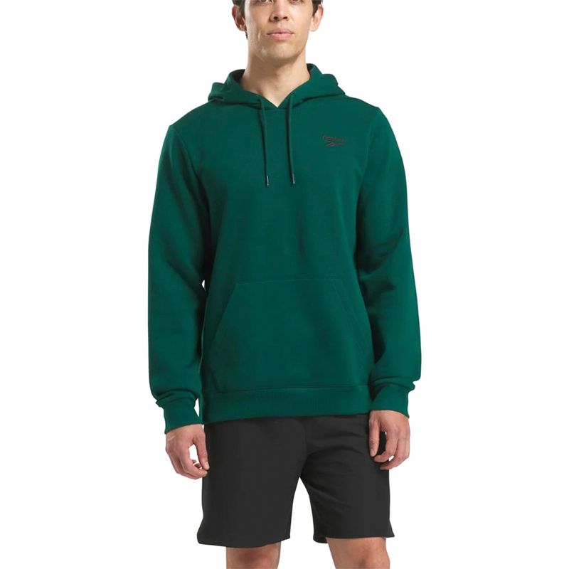 Ropa-Training-Hombre-Reebok-Identity-Small-Logo-Fleece-Ho--Verde
