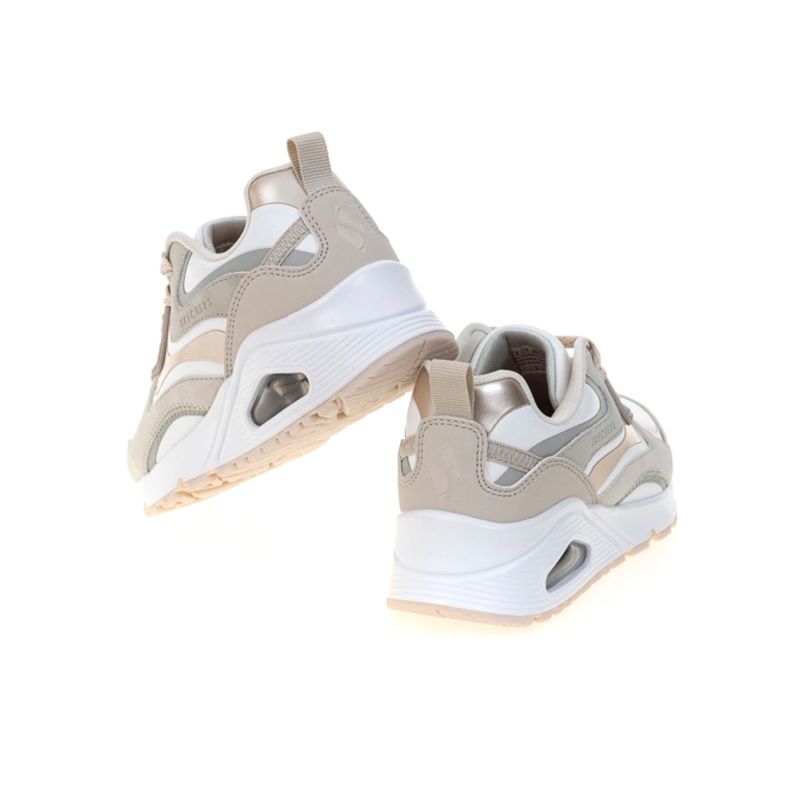 Zapatillas-Urbanas-Mujer-Skechers-Uno-Gen1-Pre-Escolar-Crema