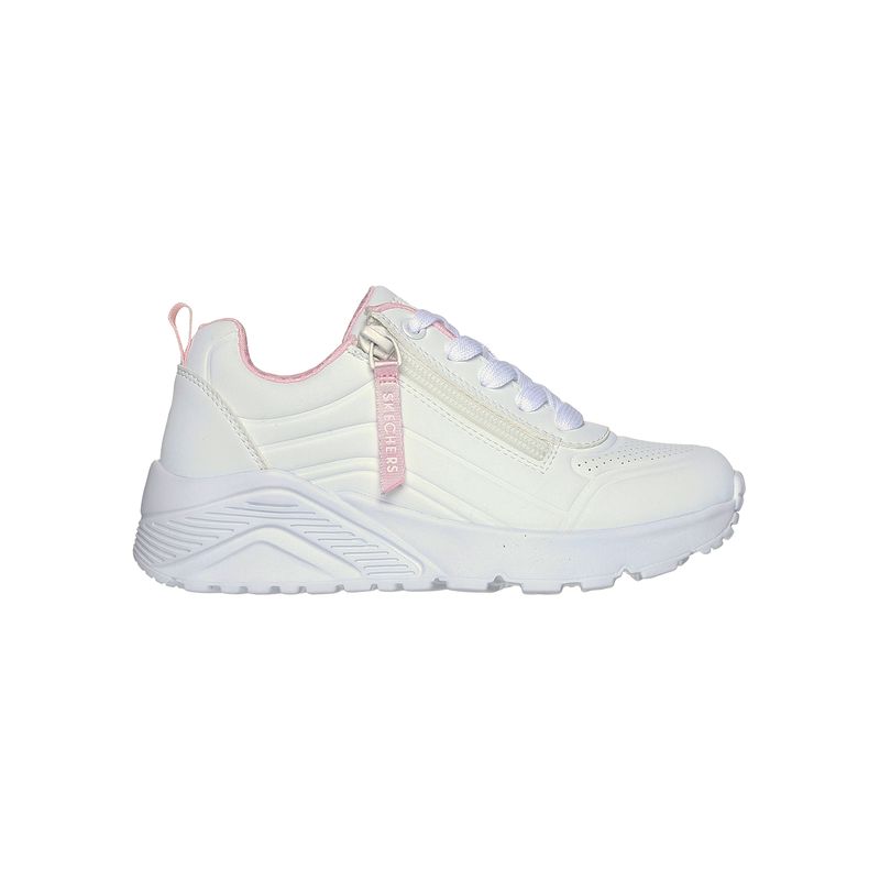 Zapatillas-Urbanas-Mujer-Skechers-Uno-Lite-Pre-Escolar-Blanco