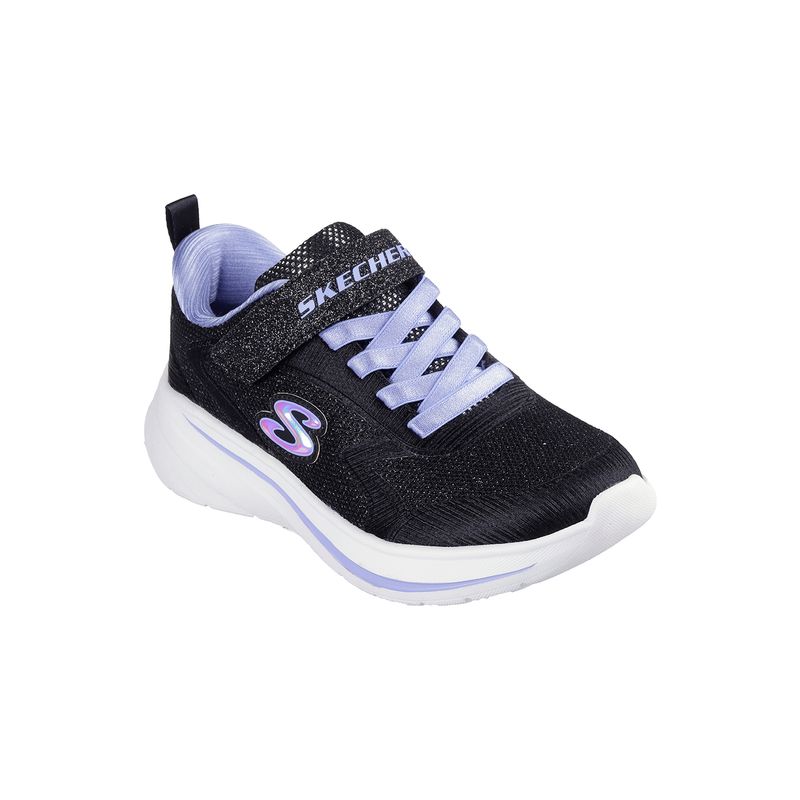Zapatillas Urbanas Mujer Skechers Wave 92 Pre Escolar Negro