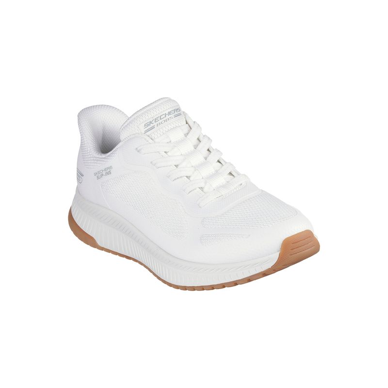 Zapatillas-Urbanas-Mujer-Skechers-Bobs-Squad-4--Blanco