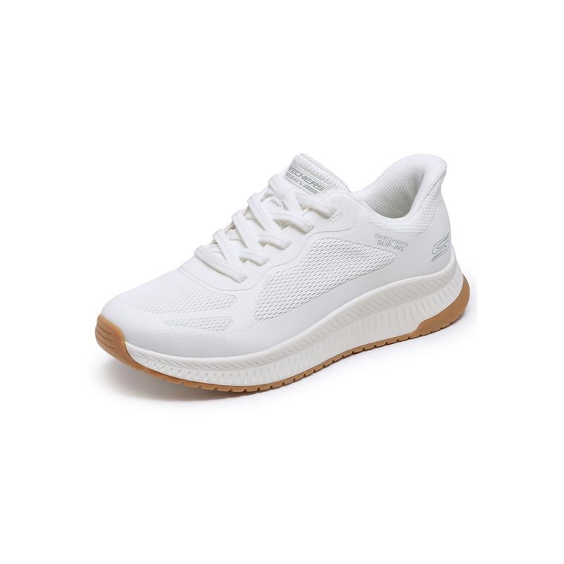 Zapatillas-Urbanas-Mujer-Skechers-Bobs-Squad-4--Blanco