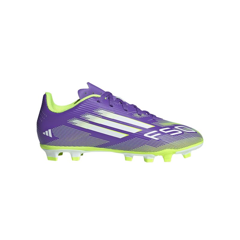 Zapatillas-Football-Unisex-Adidas-F50-Club-Fg-mg-J-Junior-Morado