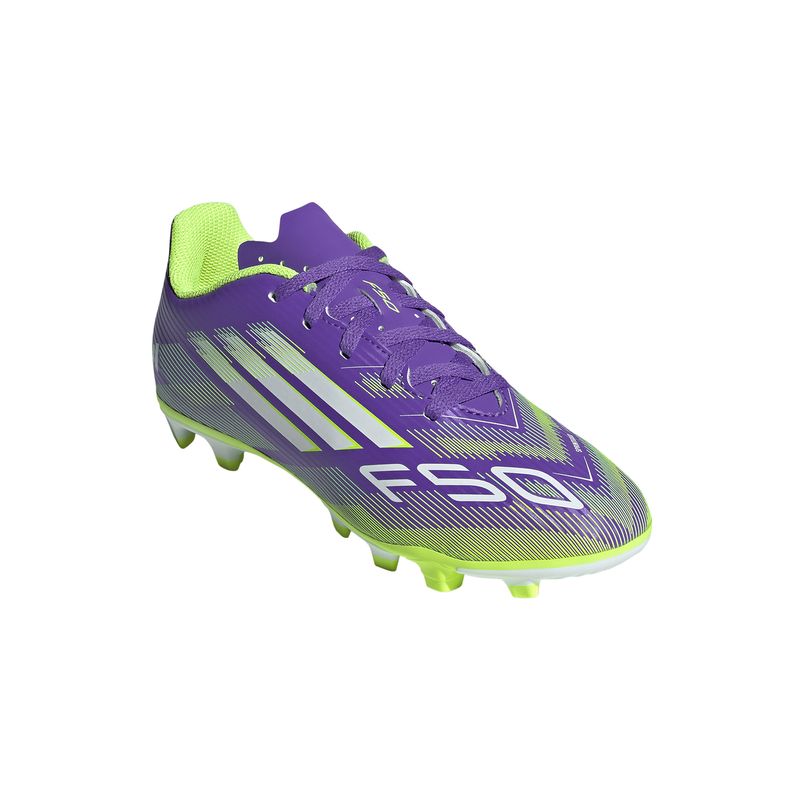 Zapatillas-Football-Unisex-Adidas-F50-Club-Fg-mg-J-Junior-Morado