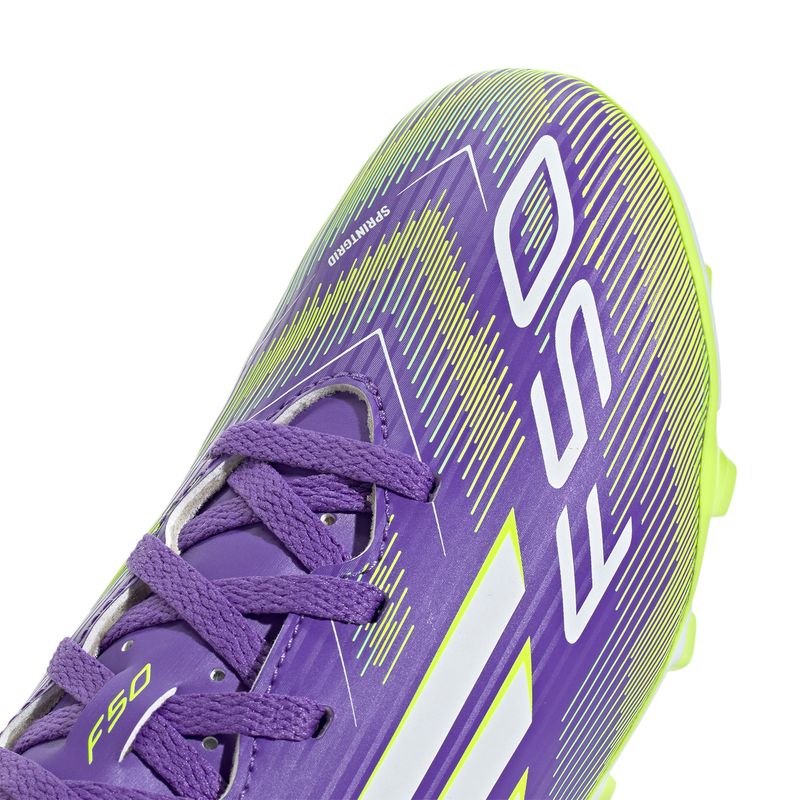 Zapatillas-Football-Unisex-Adidas-F50-Club-Fg-mg-J-Junior-Morado