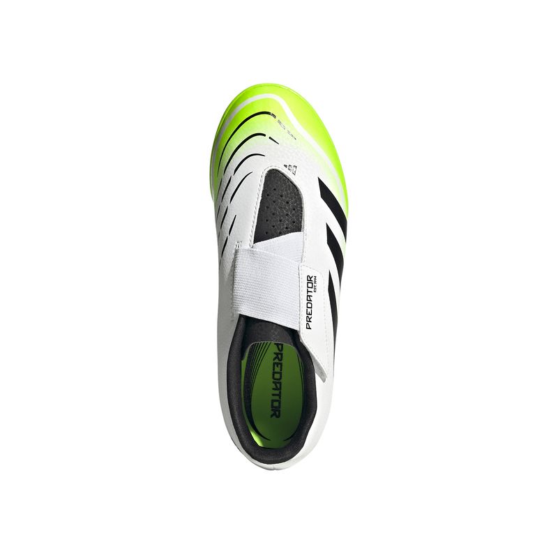 Zapatillas-Football-Unisex-Adidas-Predator-Club-Vel-Tf-J-Pre-Escolar-Blanco