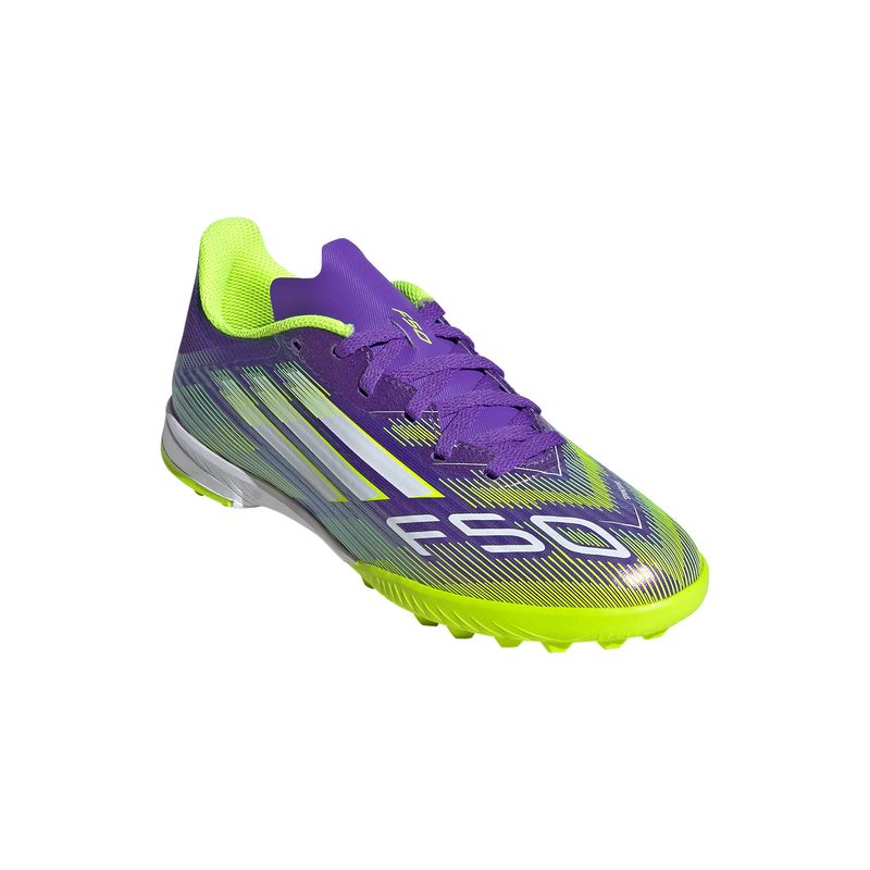 Zapatillas-Football-Unisex-Adidas-F50-League-Tf-J-Junior-Morado
