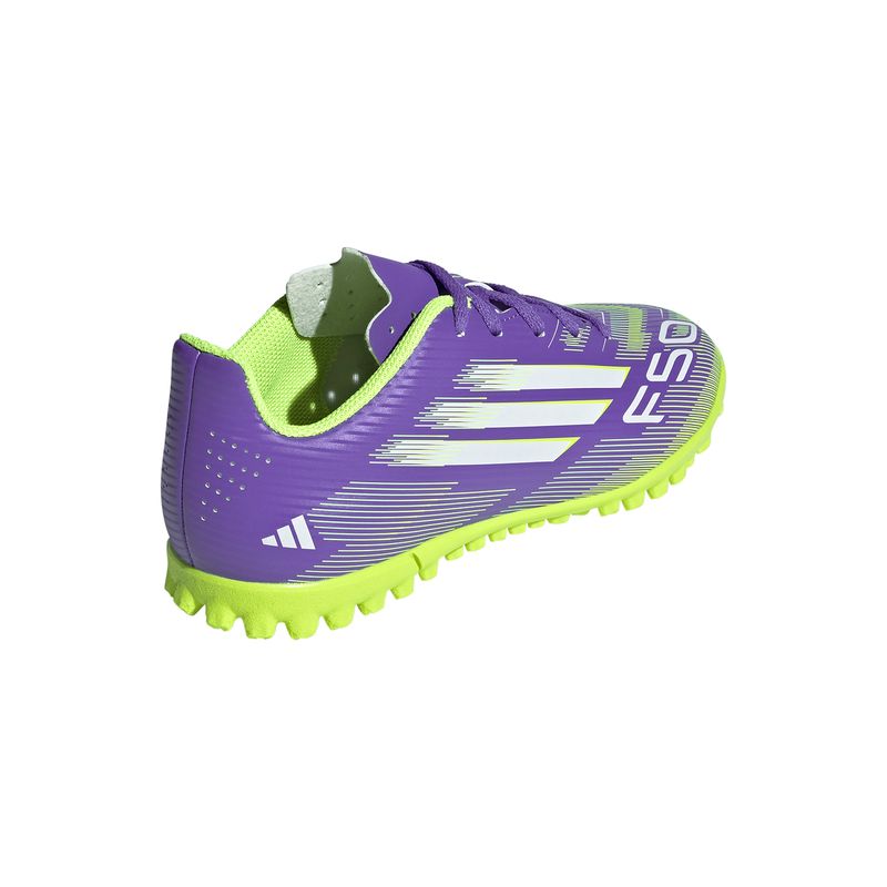 Zapatillas-Football-Unisex-Adidas-F50-Club-Tf-J-Pre-Escolar-Morado