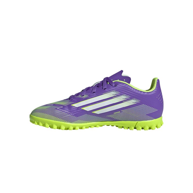 Zapatillas-Football-Unisex-Adidas-F50-Club-Tf-J-Pre-Escolar-Morado
