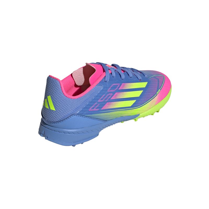 Zapatillas-Football-Unisex-Adidas-F50-League-Tf-J-Pre-Escolar-Celeste