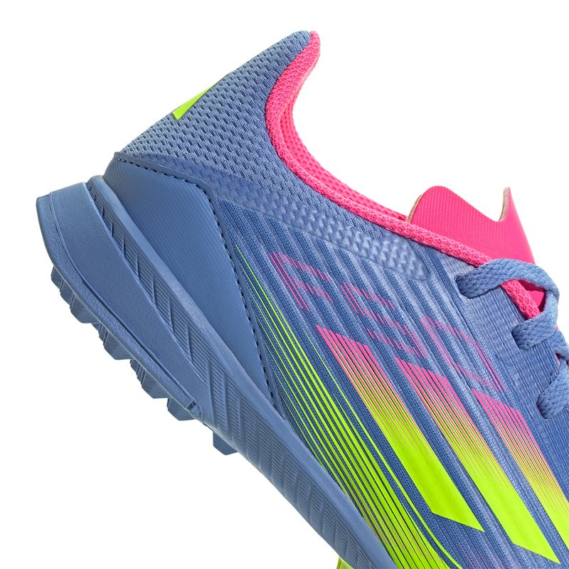 Zapatillas-Football-Unisex-Adidas-F50-League-Tf-J-Pre-Escolar-Celeste